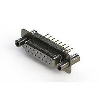 EDAC 628-M15-621-WT4 D-Sub Connectors - Standard Density Vertical Machined D-Sub Connector