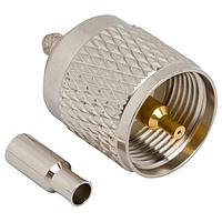 Amphenol RF 182330 Connectors RF Connector UHF Straight Crimp Plug RG-174 RG-188 RG-316 Times LMR-100A 50 Ohm