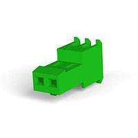 AMP Connectors - TE Connectivity 3-641244-2 Receptacle Housing 02 CIR MTA-100 THR CON GREN LF