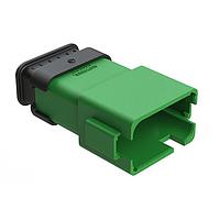 Amphenol SINE Systems AT04-12PC-SRGN Connectors 12 Pin Recept. Key Positn C w/ Strn Rlf