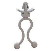 Essentra Components 23EZS0375N0030 Twist Tie Mounts Standoff Twist Lock, .375 Hold Dia, .050 Spacer