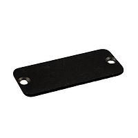 Hammond Manufacturing 1455UALBK-10 Panel, End 1455U BLACK END PLATE, 10 PK