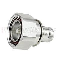 Fairview Microwave SM4472 7/16 DIN Male to N Female Adapter (6 Ghz, IP67 UnMated)