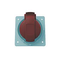 Amphenol Tuchel 2CMA170044R1000 Connectors 3P+N+E Panel Mounted Socket Outlet. Replaces Part# 432RAM6