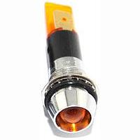 Mallory Sonalert FL1M-12CJ-1-Y110V Indicators LED YEL 12MM NUT 110VAC/DC