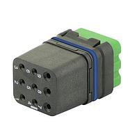 Eaton Souriau-Sunbank 8MQ2M0936BBE Modular Connectors - Push Pull MQuick module, sealed, without contact