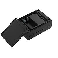 Serpac 1329V,BK Plastic Textured Top Desktop Enclosure w/ 9V Battery Compartment, 4.38x 3.25x2.00 in.