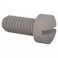 Essentra Components 010832F037PC Slotted Fillister Slotted Screw, #8-32 Thread, 3/8 Lg