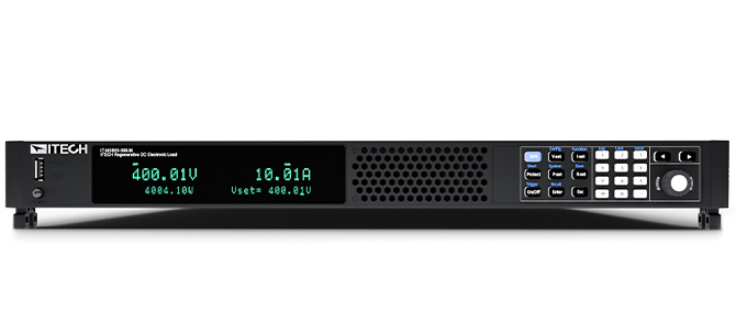 Regenerative DC electronic load used in power and battery test applications