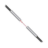 Banner Engineering PIFM1X46U Fiber Optic Cables Plastic Fiber, Opposed Mode; Core Dia.: 4 x 0.25 mm; Fiber Length 2 m; 1.5 mm dia. Stainless Ferrule; Free cut