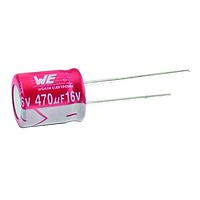 Wurth Elektronik 870135374003 Aluminum Polymer Capacitors WCAP-PTHT 16V 220uF 20% ESR=10mOhms