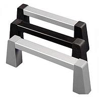 Hammond Manufacturing 1427SGC Handle Handle, 4" Centers 1.64"H, Clear/Grey