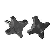 Davies Molding 2837DW Clamping Knob Clamping Four Arm 57x25x25