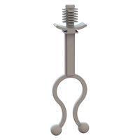 Essentra Components 23EZF050C100 Twister for Cable Twist Lock, Fir Tree Mount, .500 Hold, .942 Space