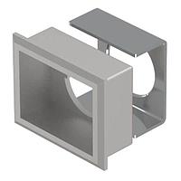 EAO 61-9931.4 Switch Bezels / Switch Caps FLUSH MNT LENS SMOKED RECTANGL