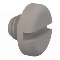 Essentra Components 010832P012 Pan Slotted Pan Slotted Screw, #8-32 Thread, 1/8 Lg