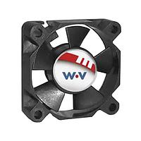 Wakefield Thermal DC0351012W2B-2T0 Brushless Fan, 35x10mm, 12VDC, 6.3CFM, 0.84W, 0.07A, 28dBA, 2Ball Bearing, 2 Leads