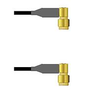 Amphenol Custom Cable Q-37037000D024i RF Cable Assemblies SMA-RP/SMA-RP LMR19 24I