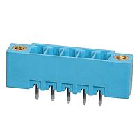 Same Sky (formerly CUI Devices) TBP02R2W-381-05BE Headers Terminal block, pluggable, w screw lock, 3.81, receptical, 5 pole, blue