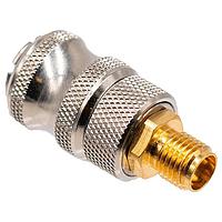 Johnson / Cinch Connectivity Solutions 142-1901-831 RF Adapters - In Series SMA Jack-Qck Connect Plug Adapter 26.5GHz