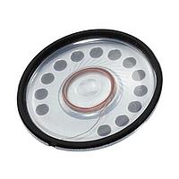 Same Sky (formerly CUI Devices) CMS-405-158N-67 Micro Speaker, 40mm round, 5.6mm deep, PEN, Nd-Fe-B, 1.5W, 8?, 850Hz, solder Pads