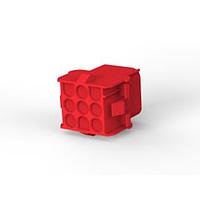 AMP Connectors - TE Connectivity 1-480707-2 Receptacle Housings CAP HOUSE 9 POS RED UL94V-2