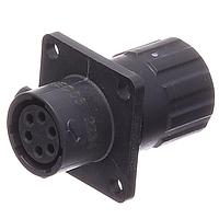 Amphenol SINE Systems RTS010N6SHEC03 Connectors RCP SQ FL 6POS SZ 10 SCKT SEAL