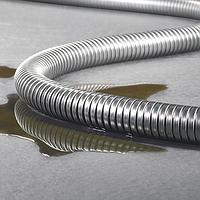 HellermannTyton SSU10-10M Conduit & Tubing HelaGuard Metallic Conduit, Extra Flexible, 0.25" (10mm) Dia, SS316, Metal, 32.8 ft/reel