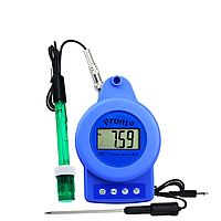 HINOTEK PH-981402 Online pH/Temperature Monitor (0.00-14.00 pH, 0.01 pH)