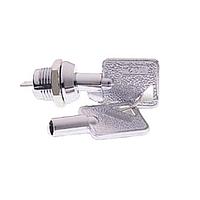 E-Switch KO106A102 Keylock Switches SPST 2-POS 90 DEGREE