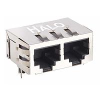 HALO Electronics HFJ12-E2450ER-S1L12RL Modular 10/100 EXT TEMP 1x2 RJ45 G/Y LED TabDown