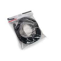 HellermannTyton 170-03214 Split Braided Sleeving, Split Wrap, 0.5" Dia, PET, Black, 10 ft/pkg