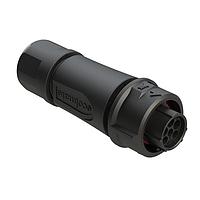 Amphenol SINE Systems FLS6BS10N3W3S03 Connectors 6 POS PLUG