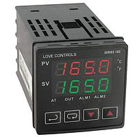 Dwyer 16C-3 1/16 DIN Temp Controller, PID, Dual LED Display, Alarm Functions