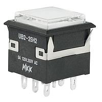 NKK Switches UB225KKW016B-3JB Pushbutton Switches SWITCH