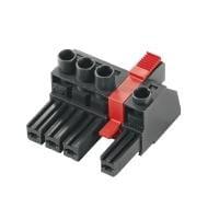 Weidmuller 1156740000 Pluggable Terminal Blocks BVZ 7.62IT/04/180MF2 SN BK BX