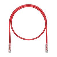 Panduit UTP6ASD7RD Cat 6a Copper Patch Cord, Cat 6A (SD), Red UTP