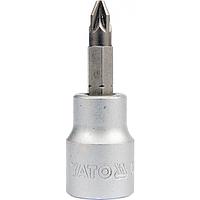 Yato YT-7704 Phillips bit socket 3/8" (PZ2, 19.2Nm)