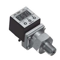 Nidec Components PG-35H-104R-PR2 Pressure Gauges - 0.1 ~ 10 MPa, gauge compound version, switch voltage output PNP open collector, corrosive gases/liquids, R 1/4 fitting, cable lead