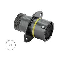 Eaton Souriau-Sunbank 8STA01001SA Connectors Square Flange Receptacle - size 10 - 1 contacts - Female