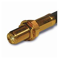 Amphenol RF 132118 Connectors SMA BLHD JACK RG-58 LMR195 B7806A GOLD