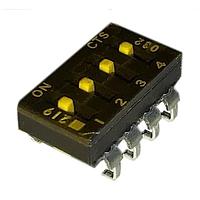 CTS Electronic Components 219-4MSTR DIP Switches SPST 4 switch sections