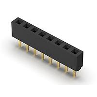 GCT (Global Connector Technology) BG095-05-A-N-D Headers 5w, 2.54mm Pitch Socket, SIL, TH, Vert, Dual Beam, GF, Tube