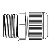 Bud Industries IPG-22294-G Cable Glands IP66 Nylon Cable Gland - Thick Wall - Gray (PG-9) .16 to .31"
