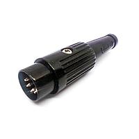 Deltron 611-0500 DIN Connectors PLUG BLACK 5 PIN