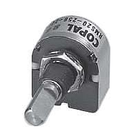 Nidec Components RMS20-250-201-1 Incremental 250 P/R resolution, manual magnetic, saturated wave, 20x24mm, wire leads, smooth actuation