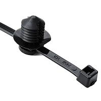 HellermannTyton 156-00093 Cable Tie Mounts T50LFT10 T50L BLKHS+FT10 BLKHS
