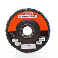 3M Electronic Specialty 7000046838 Flat Cables Standard Abrasives Type 27 Cleaning Pro Disc, 811127, 4-1/2 in x 1/2 in x 7/8 in, Nylon, 5/Carton, 50 ea/Case