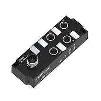 Banner Engineering JB-4M8-M12-4 Sensor Cables / Actuator Cables Junction Block, 4 Port M8, 4 Signals, 8-pin M12 Connector