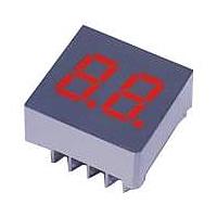 Lumex LDD-HTF304NI LED Displays .30" 7-seg,c/c H-Tmp 635nm Red Gry/Wh